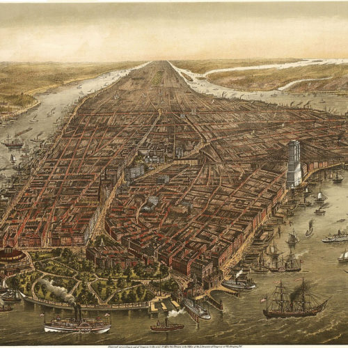 Is New York an Island or Peninsula, The Old View of Manhattan Island
